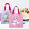Wrapables Non-Woven Reusable Gift Bags with Handles for Parties, Birthdays, Favors and Treats (Set of 8)